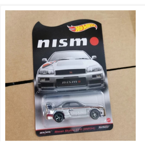 HOT WHEELS 風火輪 RLC NISSAN SKYLINE GT R R BNR 銀鉻 NISMO RE 蝦皮購物