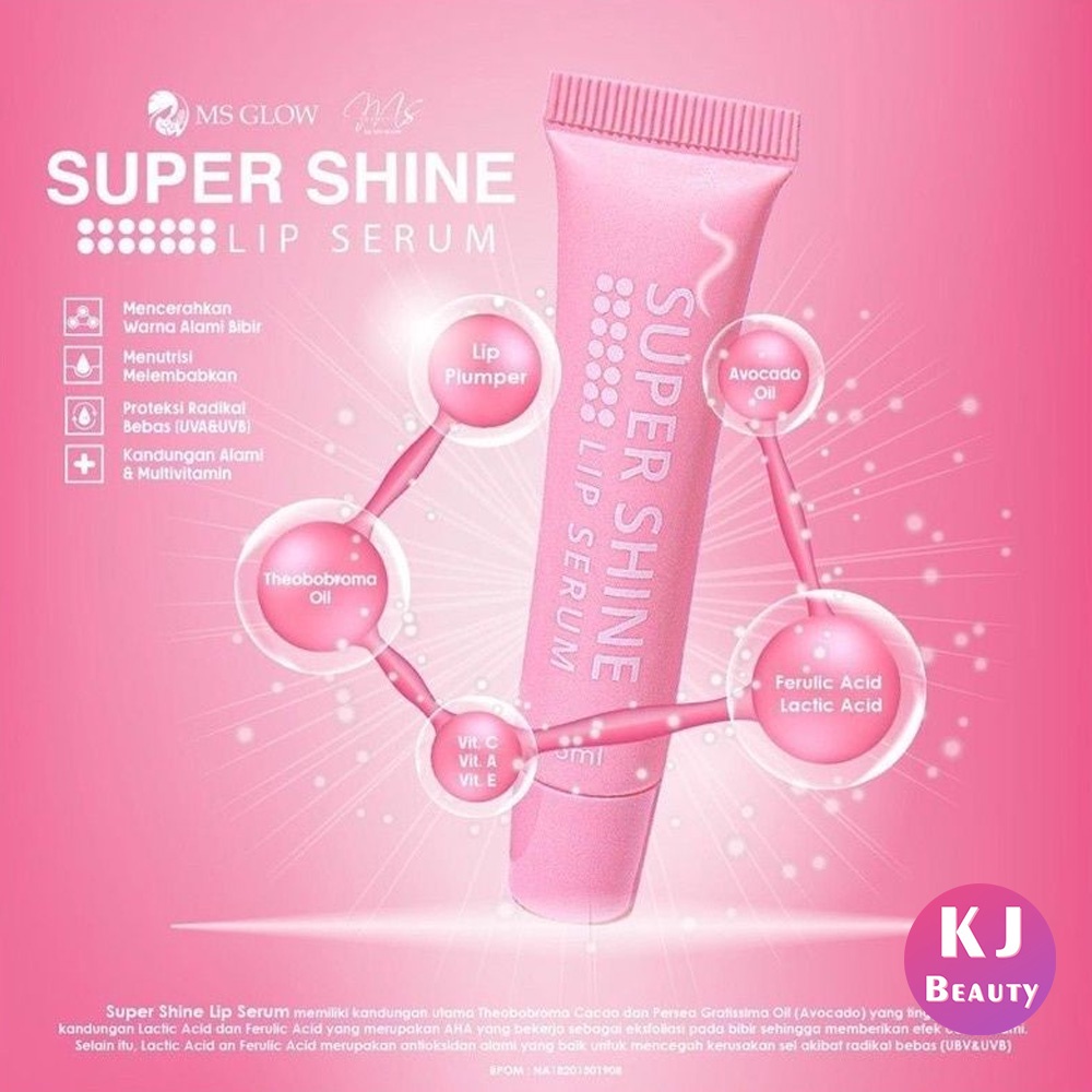 MS Glow Lip Serum Super Shine 6ml Serum Bibir Lip Balm 23 10 蝦皮購物