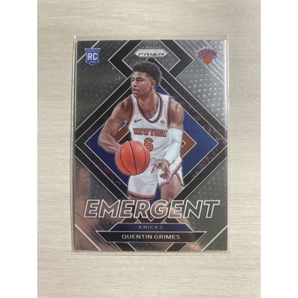 nba球員卡21 22 Prizm rc新人特卡 Emergent Quentin Grimes no 19 蝦皮購物