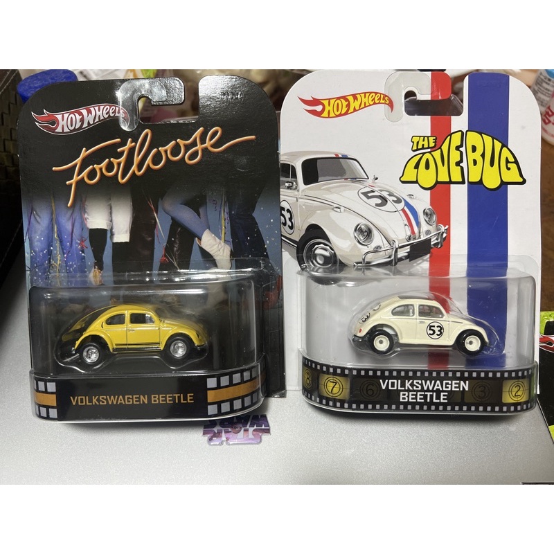 風火輪 Hot Wheels電影吊卡 福斯金龜車賀比渾身是勁 footloose the love bug beetle 蝦皮購物