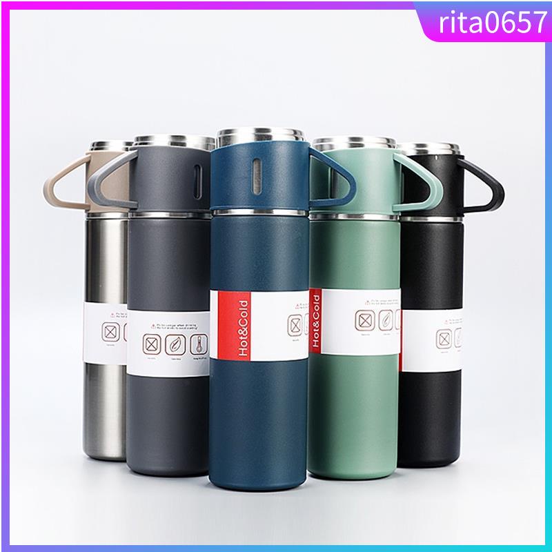 500ML Vacuum Flask Set Insulated Tumbler Hot and Cold Drinkw 蝦皮購物