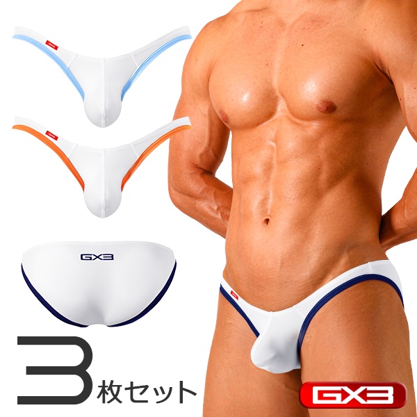 GX3 Pop Sport White Ultra V Bikini K1607 純白動感性感深 V 三角內褲三件組 蝦皮購物