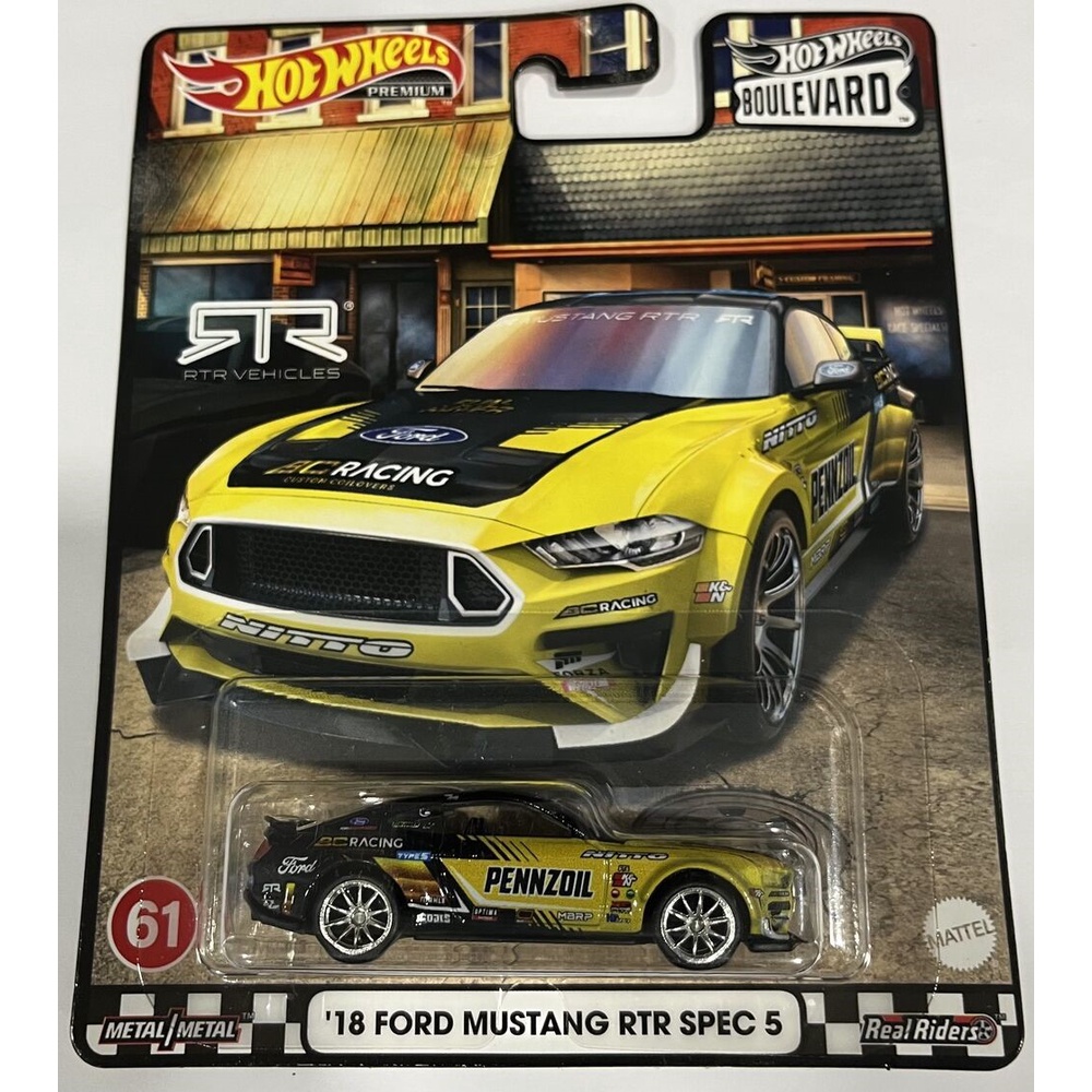 HOT WHEELS 風火輪 福特野馬 RTR SPEC 大道 N 蝦皮購物