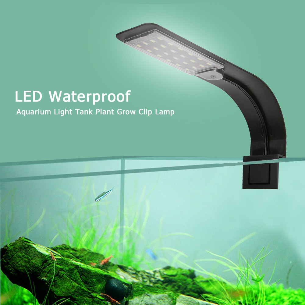 Super Slim 10W LED Waterproof Aquarium Light Fish Tank Plant 蝦皮購物