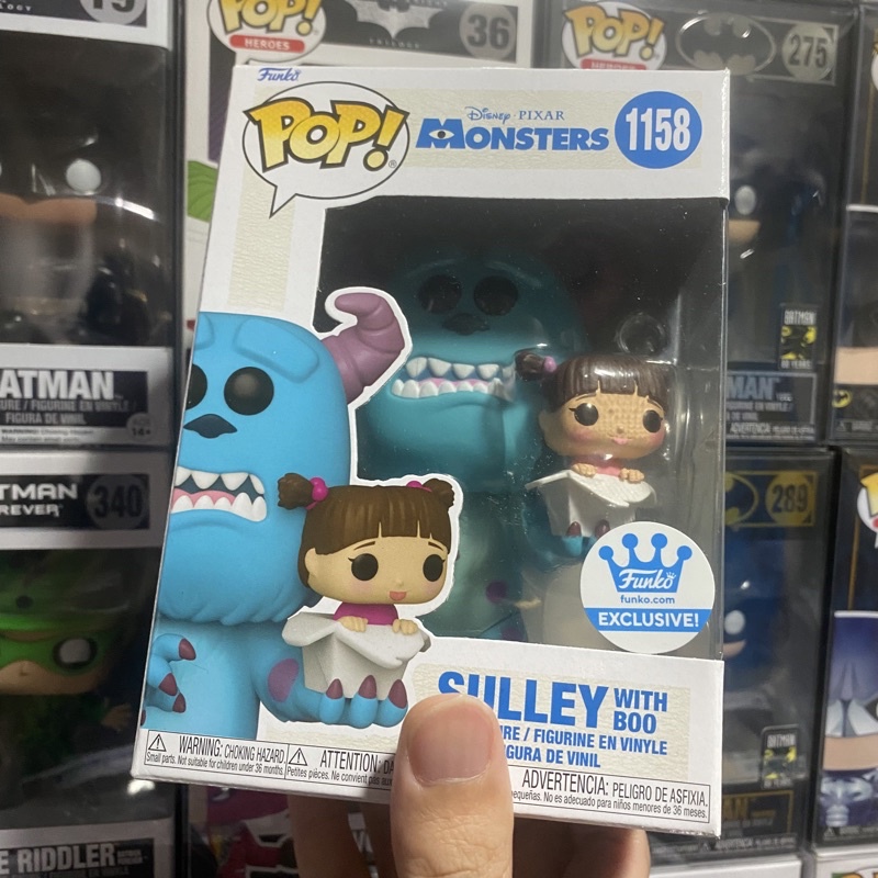 李大 正版現貨 Funko POP 迪士尼 怪獸電力公司 毛怪 阿布 Sulley with Boo 1158 蝦皮購物