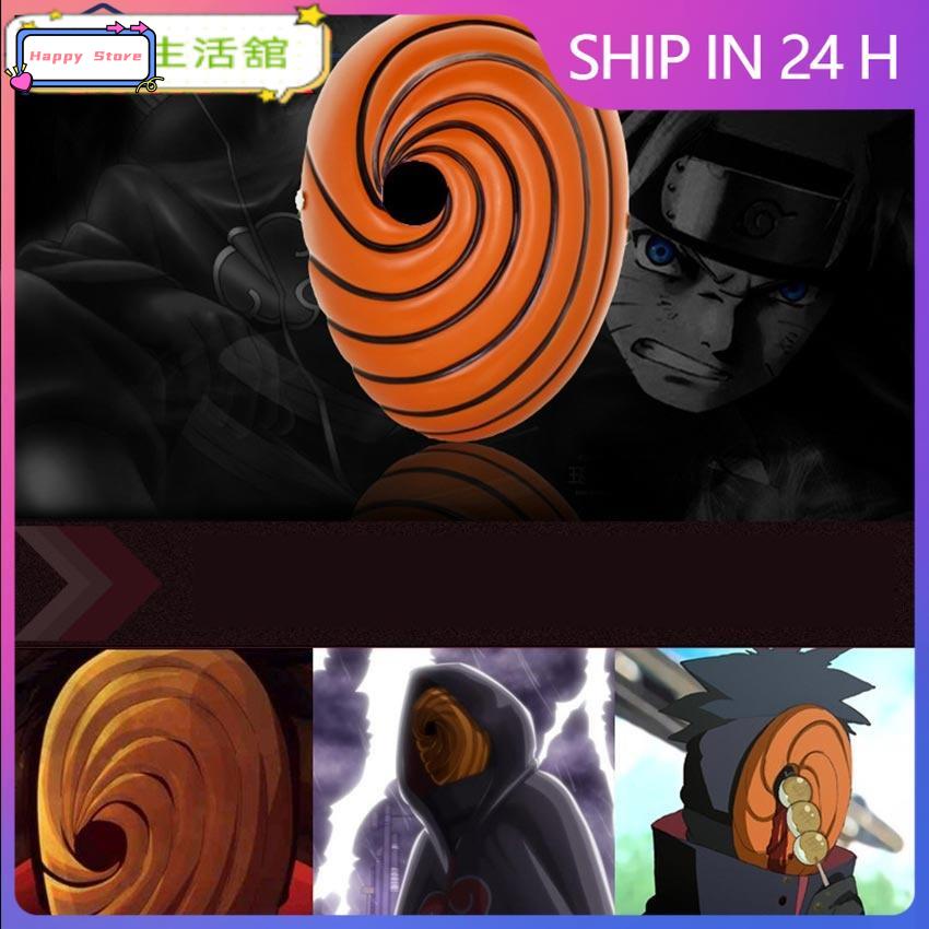 Anime Akatsuki Uchiha Mask Tobi Obito Cosplay Ninja For Adul