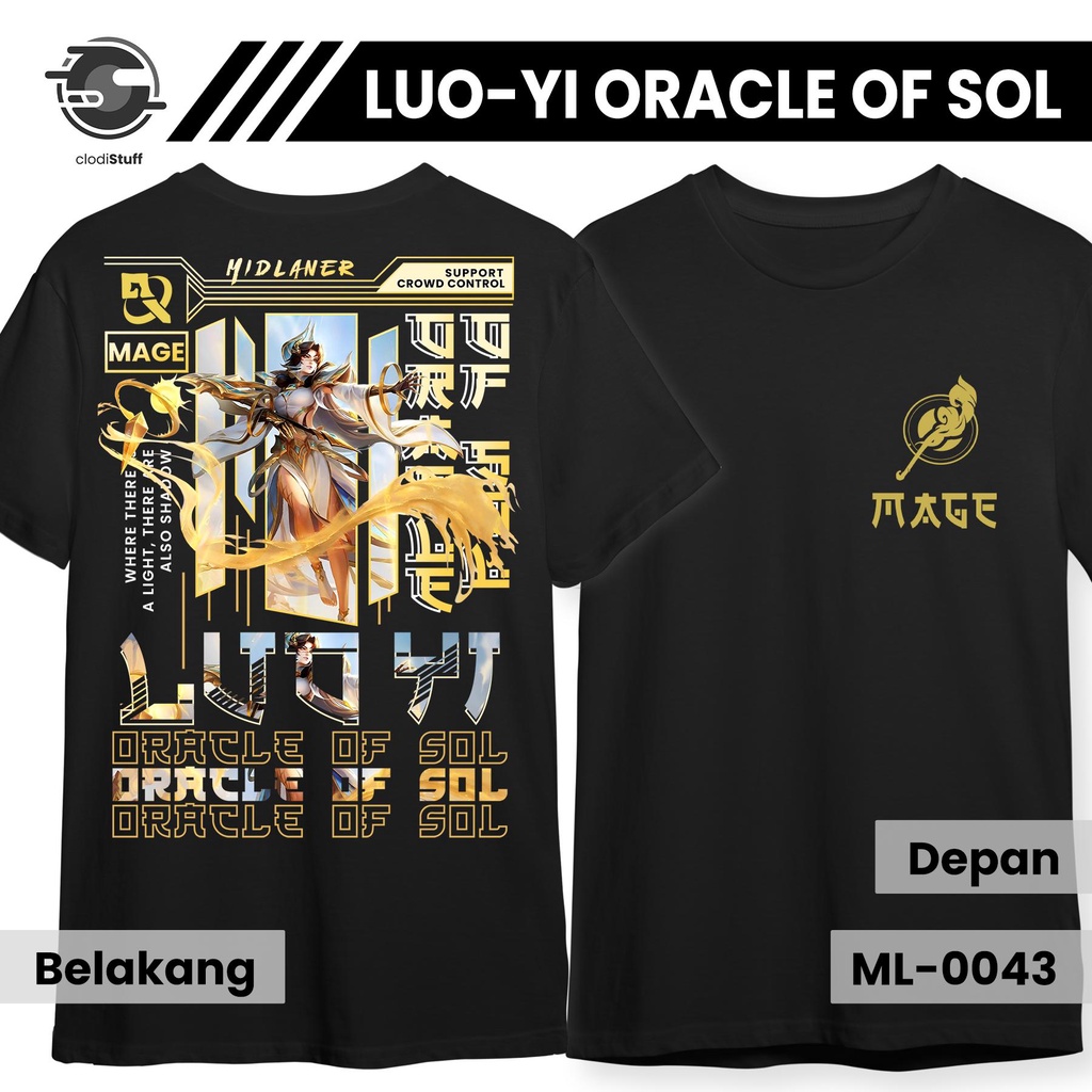 Hitam T Luo Yi Oracle Of Sol Epic Skin Mobile Legends D