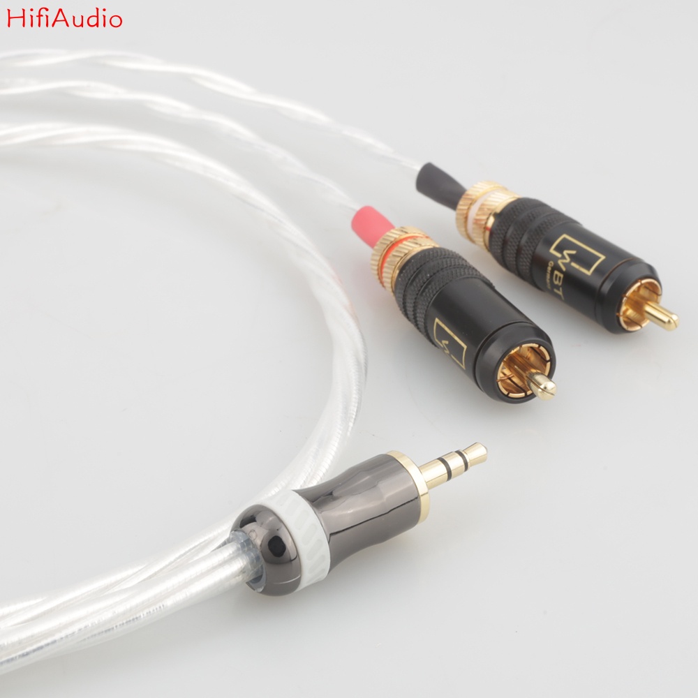 Hifi Nordost Odin audiophile silver aux 3 5mm 耳機插頭轉 2rca 插孔音 蝦皮購物