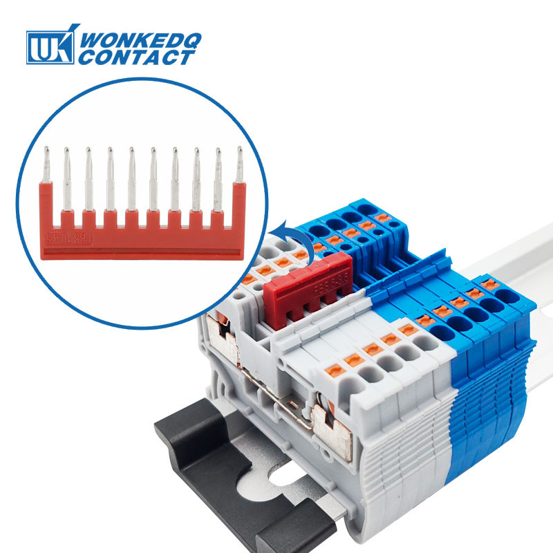 Fbs 10 3 5 跳線插入式橋接式 2 3 5 10 座椅用於 PT 1 5 DIN 導軌接線端子 FBS2 3 5 蝦皮購物