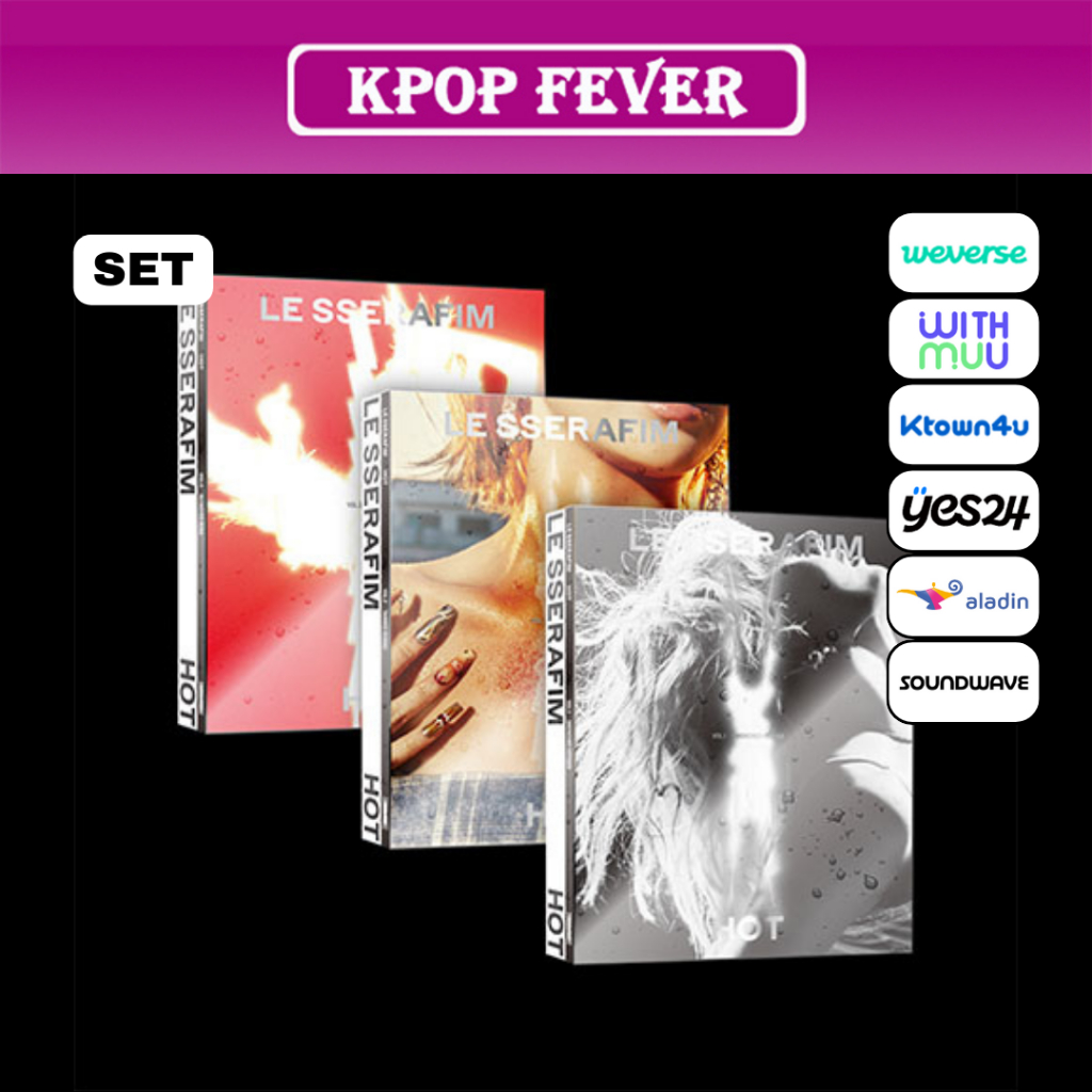 LE SSERAFIM HOT th Mini Album PHOTOBOOK ver SET 蝦皮購物