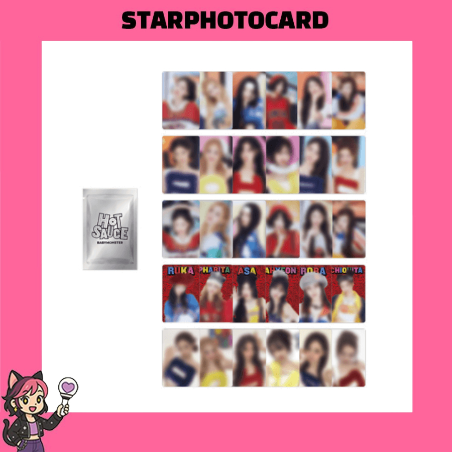Babymonster Hot Sauce Md Trading Photocard