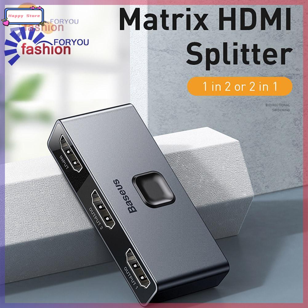 Baseus Matrix Bi Directional K Hdmi Switch X X Hdmi Swi