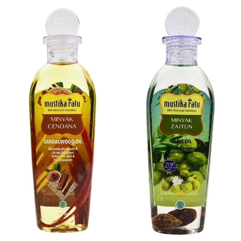 MUSTIKA RATU MINYAK ZAITUN OLIVE OIL MINYAK CENDANA 175ml 蝦皮購物