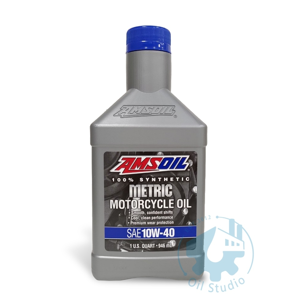 油工坊整箱12罐 免運AMSOIL METRIC MCF 4T 10W40 全合成 PAO 機油 MA2 蝦皮購物