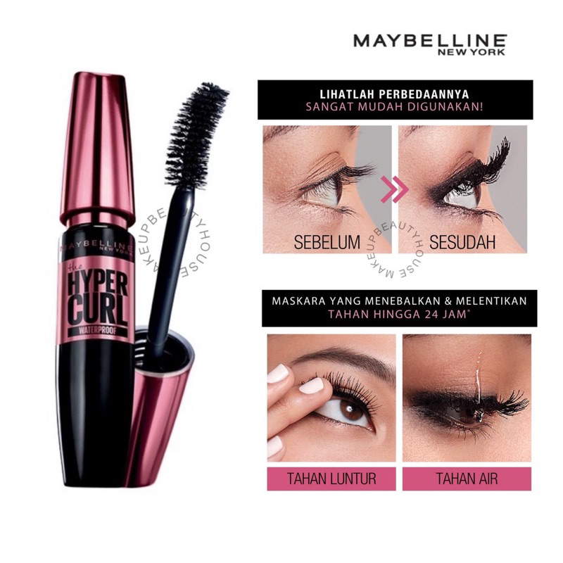 Maybelline Volum Express Hypercurl Mascara Black