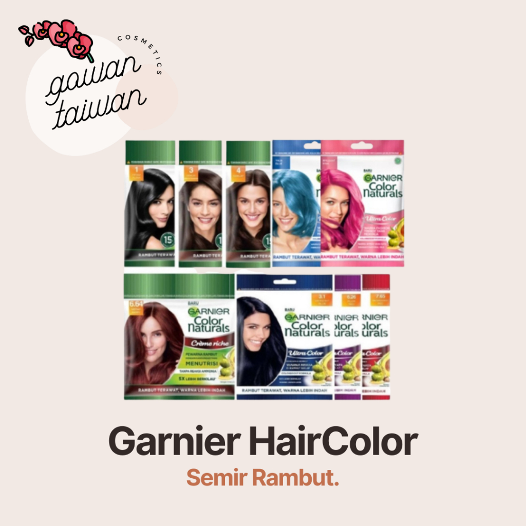 Garnier Pewarna Rambut Cat Rambut Ash Blonde Semir Hair