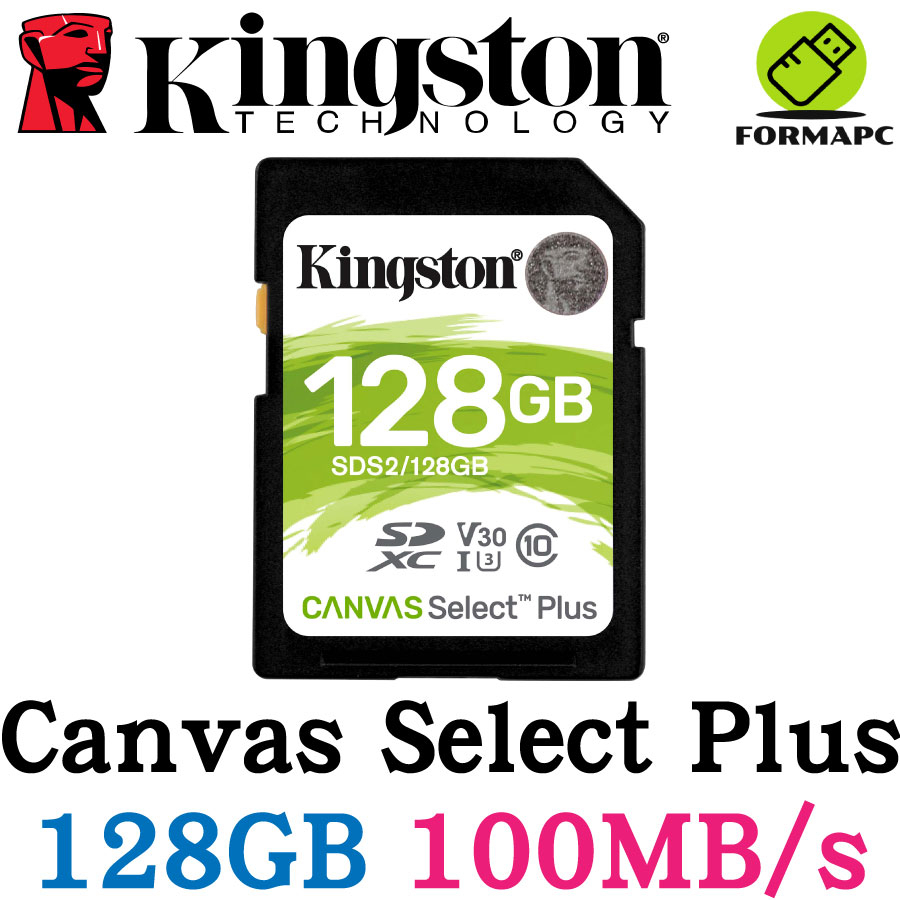 Kingston 金士頓 Canvas Select Plus SDXC 128G 128GB 高速記憶卡 SDS2 蝦皮購物