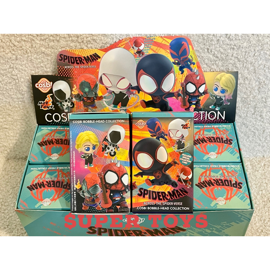 uper Toys全新現貨 盒玩 盲盒 COSBABY Hot Toys Cosbi 蜘蛛人 穿越新宇宙 Q版公仔 蝦皮購物