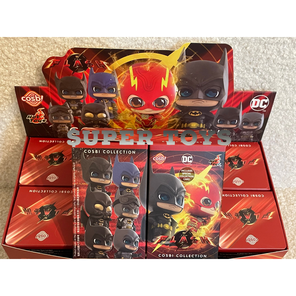 uper Toys全新現貨 盒玩 盲盒 Hot Toys COSBABY Cosbi 閃電俠 電影 蝙蝠俠 公仔 蝦皮購物