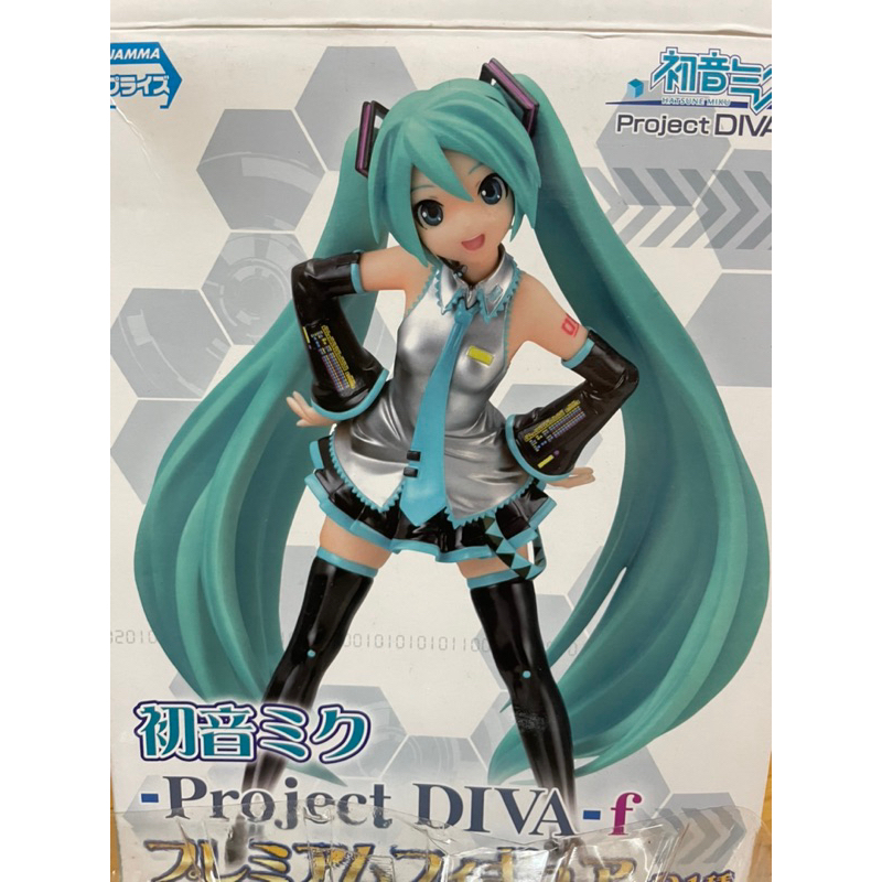 公仔全新未展示 代理版 初音未來 MIKU Project DIVA f 景品 SEGA 蝦皮購物