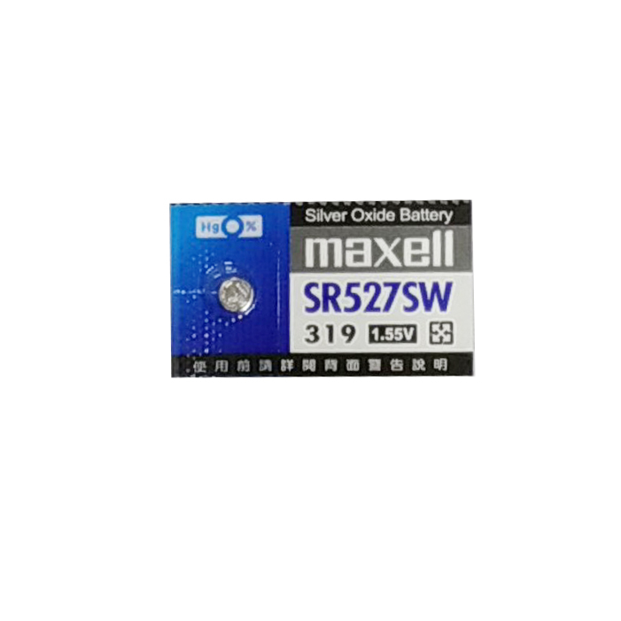 公司貨 Maxell 日本製 1 55V 鈕扣電池 SR527SW 319 日本第一 水銀電池 適用鐘錶 遙控器 計算機 蝦皮購物