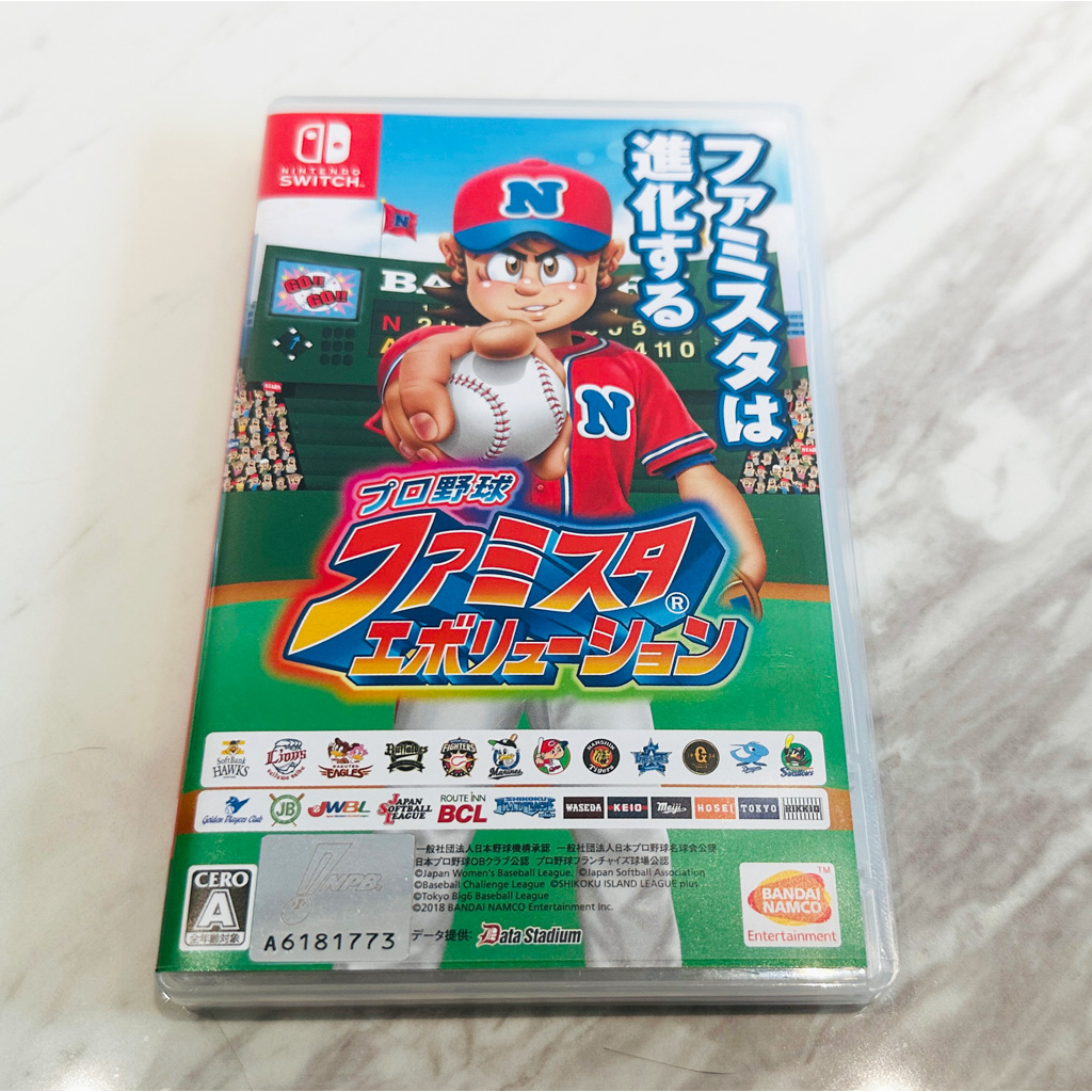 二手 遊戲片 NS Switch 職業棒球 プロ野球 ファミスタ エボリューション 蝦皮購物