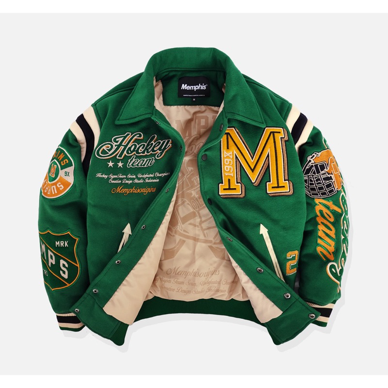 MEMPHIS ORIGINS HOCKEY Varsity Jacket 蝦皮購物