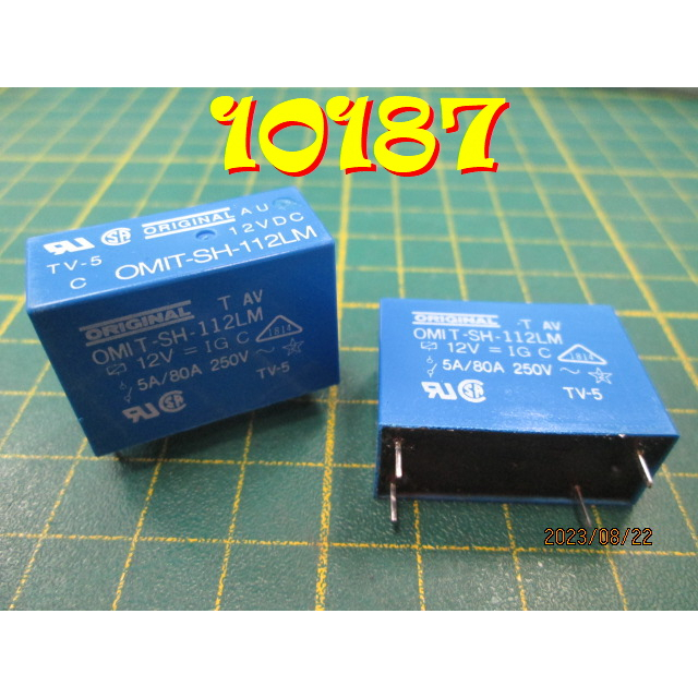 全冠OEG OMIT SH 112LM TV 5 RELAY繼電器 SPST 250V 12VDC單價 19元 蝦皮購物