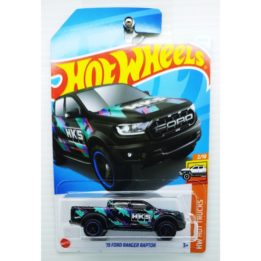 風火輪 Hot Wheels 19 FORD RANGER RAPTOR 皮卡車 大腳 越野 HKS 塗裝 彩繪 蝦皮購物