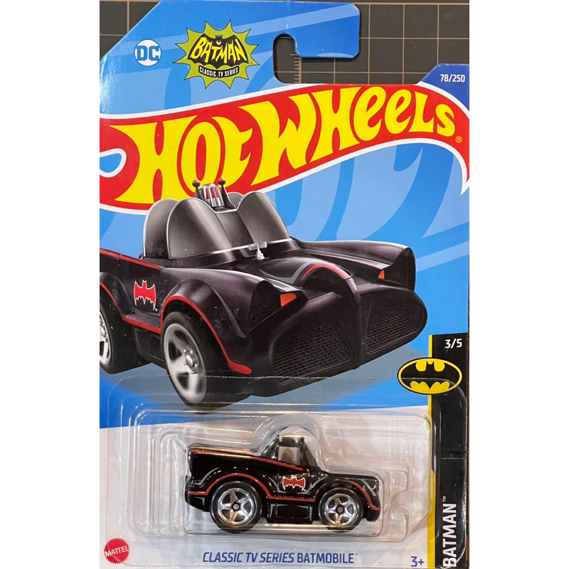 風火輪 Hot Wheels 蝙蝠俠 Q車 TV版 CLASSIC TV SERIES BATMOBILE 蝦皮購物