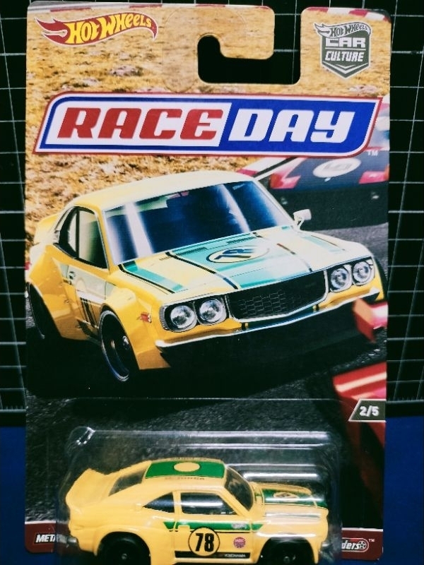 Hot Wheels 風火輪 Race Day 賽道日 馬自達Mazda RX3賽車塗裝 膠胎版 蝦皮購物