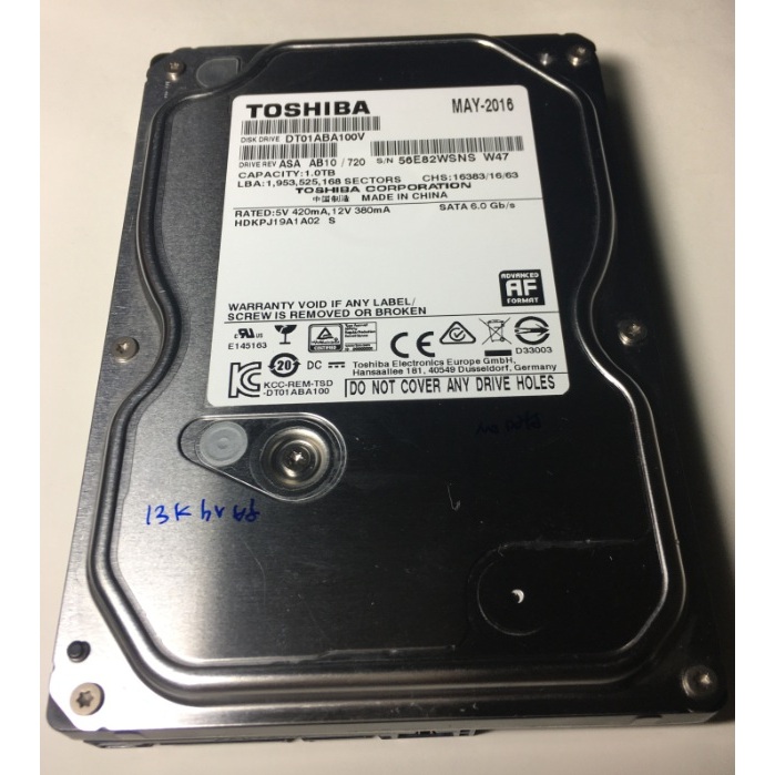 Toshiba Tb Sata Dt Aba V