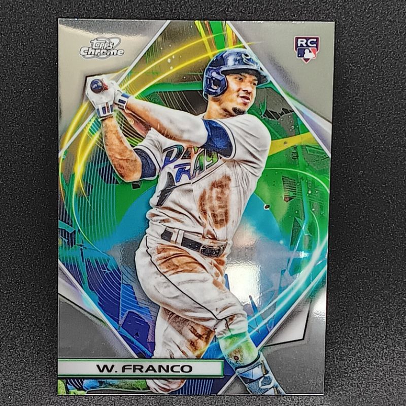 Topps Chrome 2022 Wander Franco 新人卡 RC 特卡 金屬卡 光芒 球員卡 蝦皮購物