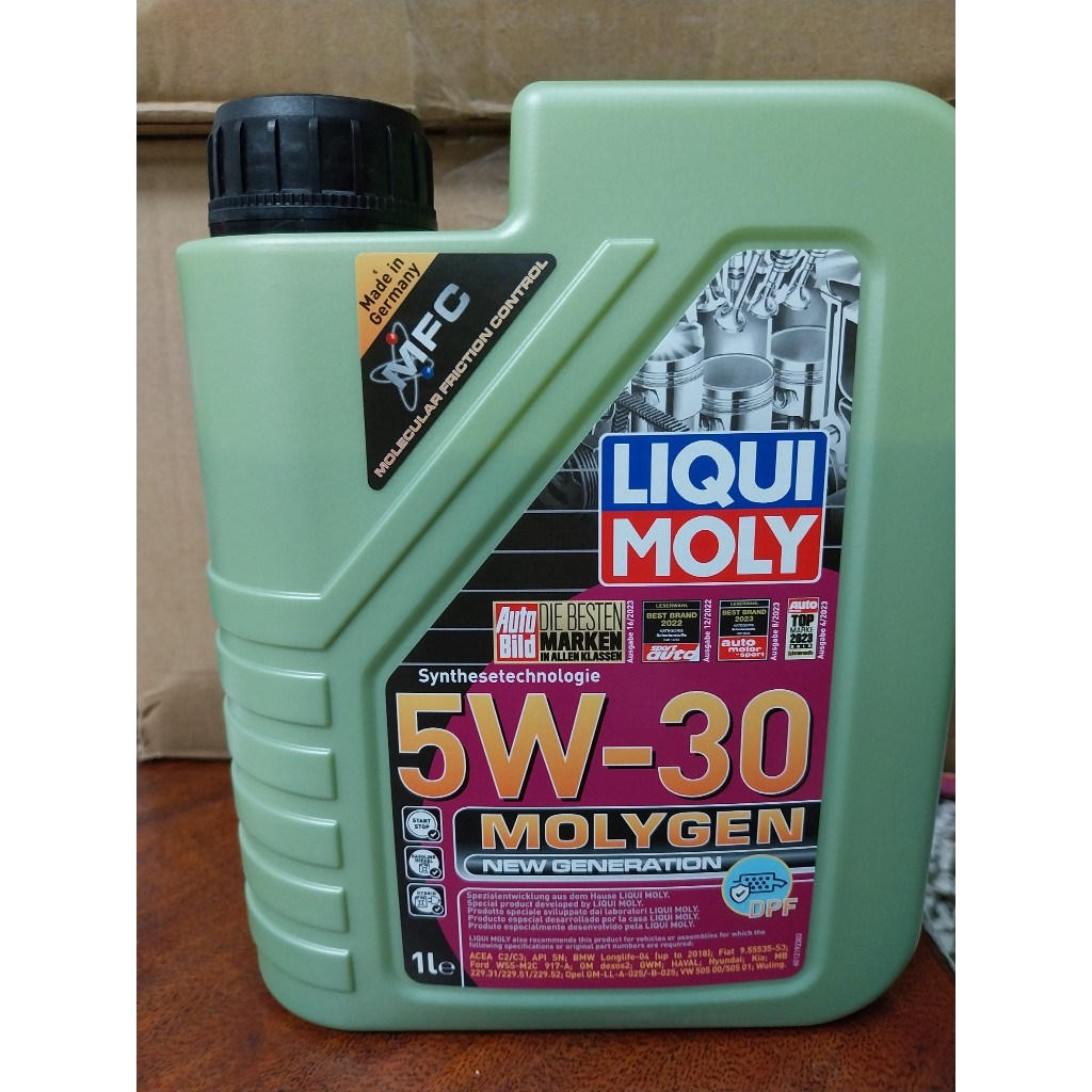 德國綠摩 LM LIQUI MOLY MOLYGEN 延長DPF壽命5W30台中 蝦皮購物