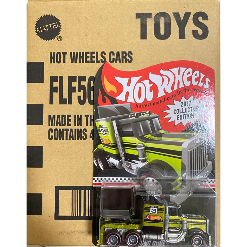 風火輪 Hot Wheels 2017收藏家 RLC Collector Edition Long Gone 六輪拖車頭 蝦皮購物