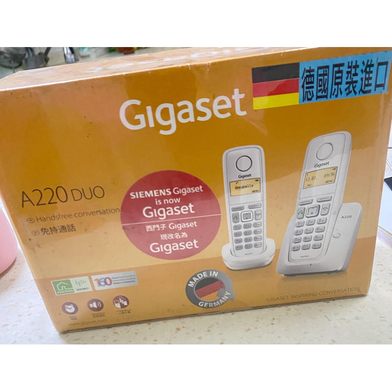 全新 Gigaset A220 duo西門子無線子母機 蝦皮購物