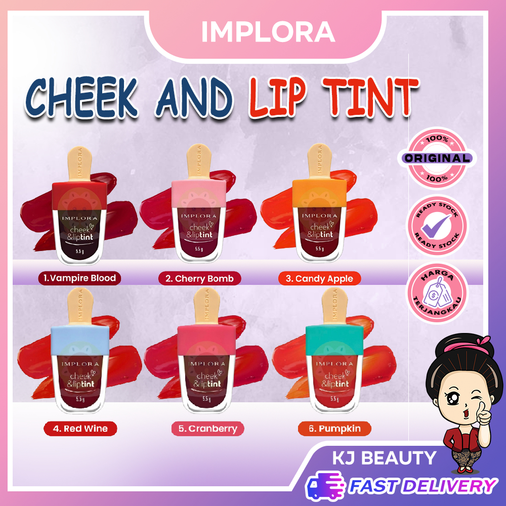 Implora Cheek Liptint Lip Tint Ice Cream Gr