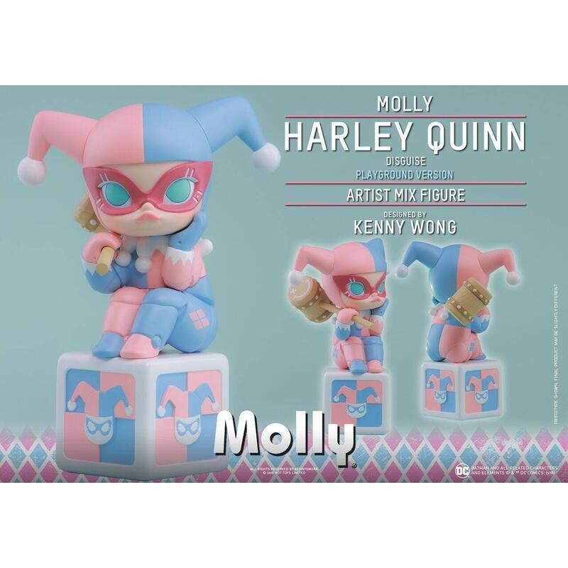 K咩咩Q 全新 Hot Toys 泡泡瑪特 Molly 茉莉 Harley Quinn 小丑女 異色 蝦皮購物