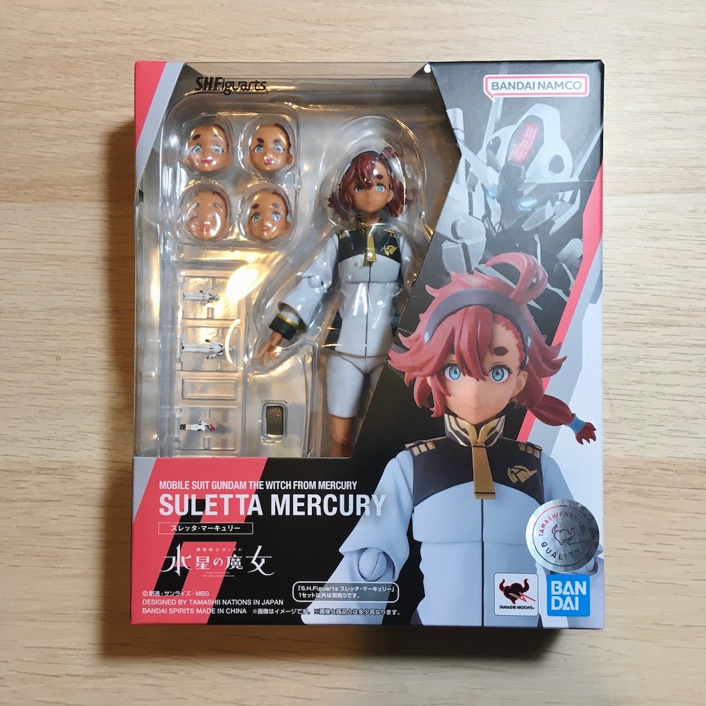 S H Figuarts SHF 蘇萊塔 日版 全新 現貨 衛冕者制服 水星的魔女 附 風靈鋼彈搭配用駕駛人偶 玩具 蝦皮購物