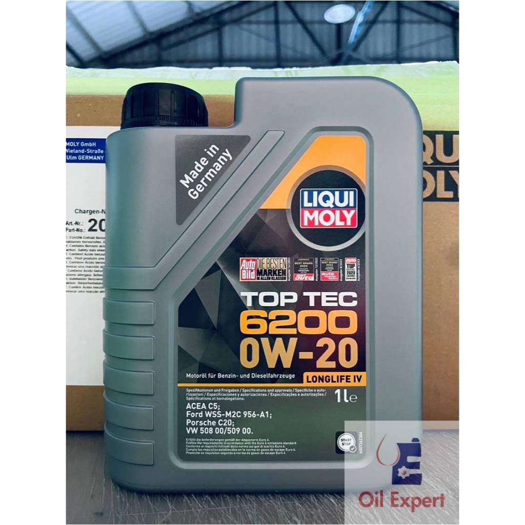 油品家 LIQUI MOLY TOP TEC 6200 0w20 合成機油 508 509認證 附發票 蝦皮購物