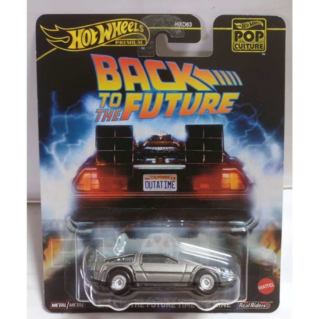 風火輪 合金小車 HOT WHEELS POP CULTURE 流行文化 回到未來 時光車 時光機 蝦皮購物