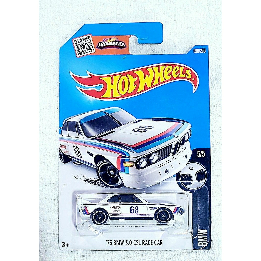 風火輪 HOT WHEELS BMW CSL RACE CAR 白 蝦皮購物