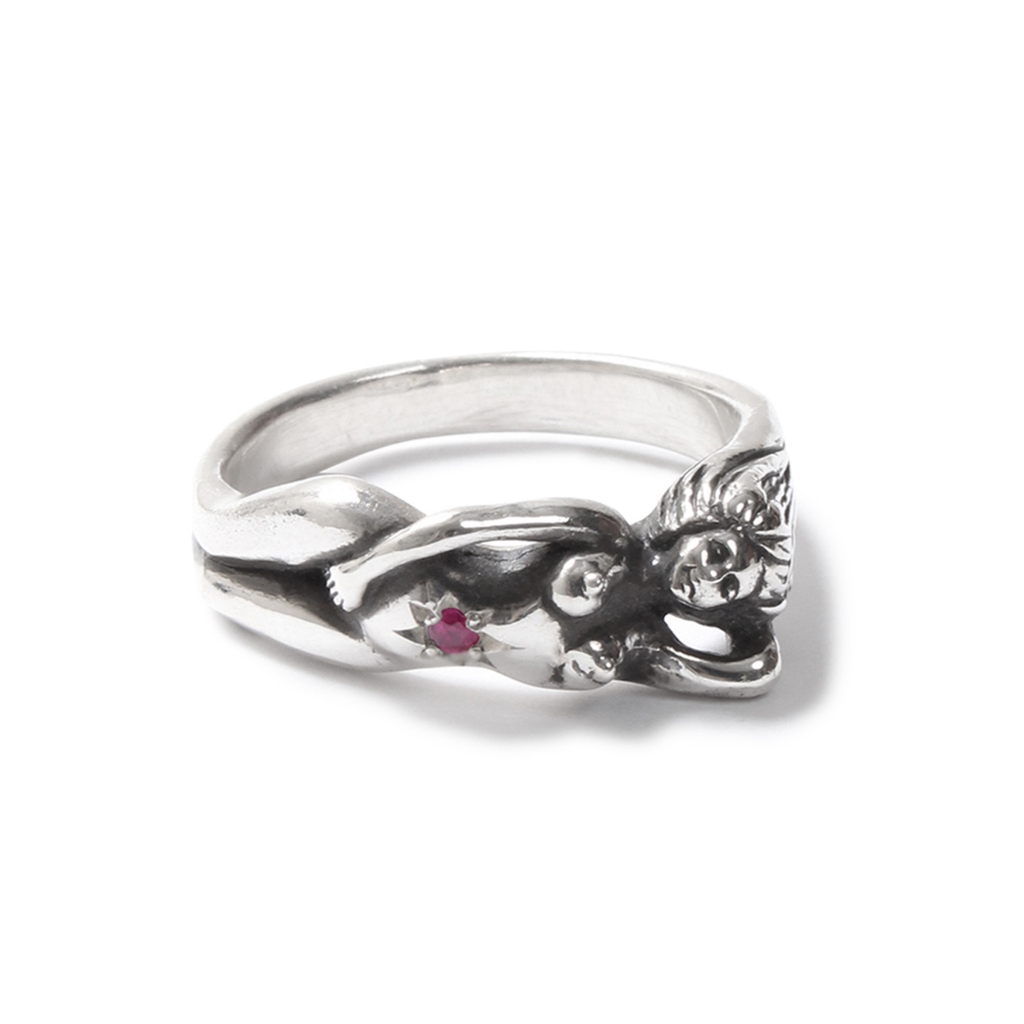 Wacko Maria紅寶石裸女戒指 NUDE RING RUBY 號 蝦皮購物