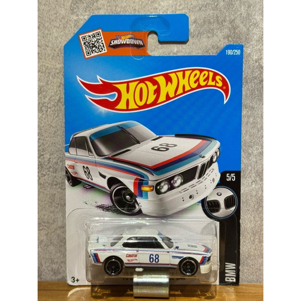 Hot Wheels風火輪 BMW CSL RACE CAR 白 老卡 蝦皮購物
