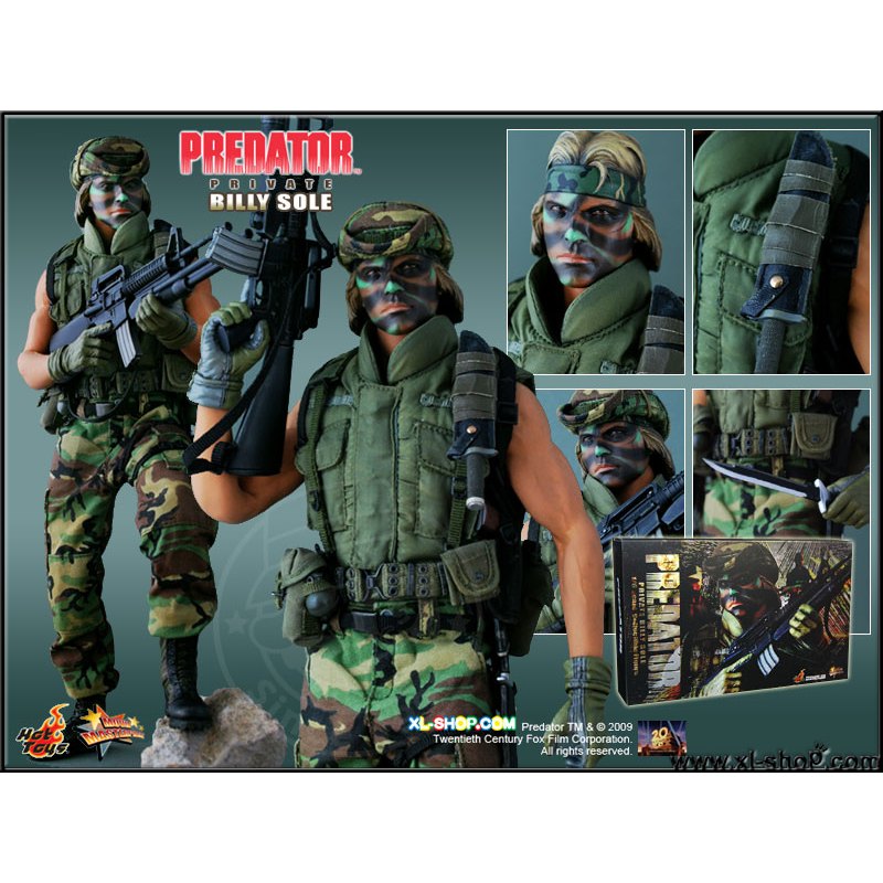 咩咩Q 全新 HOT TOYS MMS Predator 終極戰士 Billy 比利 卡比 蝦皮購物