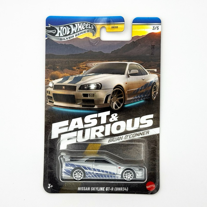 風火輪 Hot Wheels 銀標 玩命關頭 布萊恩系列 Nissan Skyline GT R R 蝦皮購物
