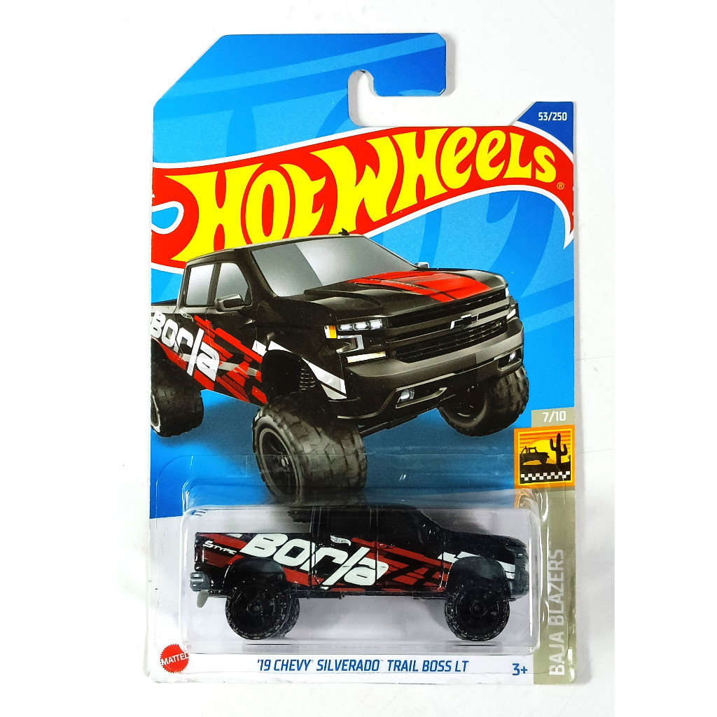 風火輪 Hot Wheels CHEVY SILVERADO TRAIL BOSS LT 雪弗蘭 美式 皮卡 蝦皮購物