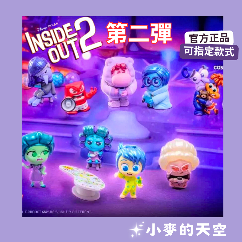 台灣現貨 Hot Toys 第二彈 腦筋急轉彎 Inside Out 迪士尼 Cosbi 禮物 盒玩 蝦皮購物