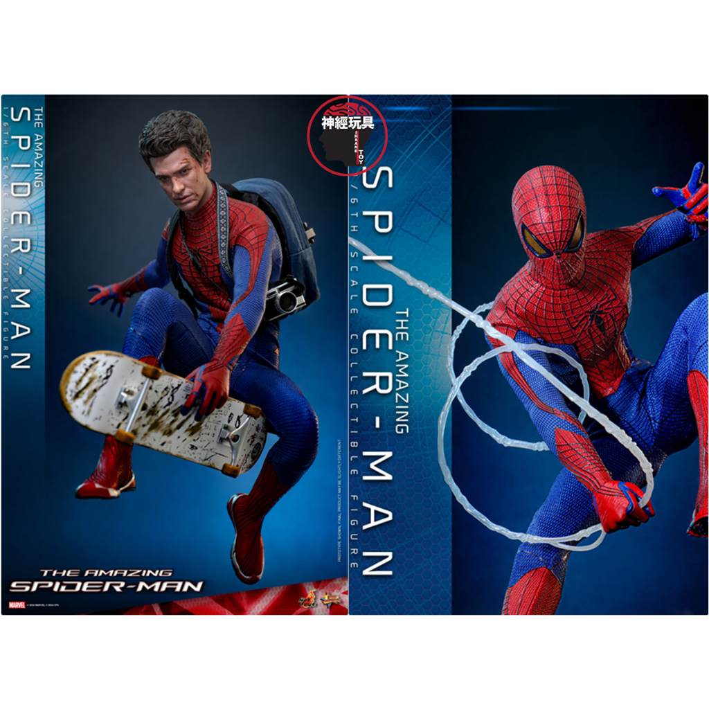 神經玩具預購 HOT TOYS MMS 蜘蛛人 驚奇再起 一般版 可動人偶 安德魯加菲爾德 漫威 無家日 蝦皮購物