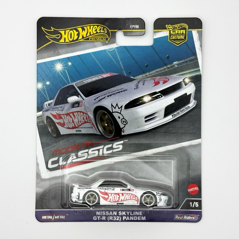 風火輪 金標 Hot Wheels 汽車文化 現代經典 Nissan Skyline GT R R32 Pandem 蝦皮購物
